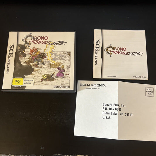 Chrono Trigger Nintendo DS *Box And Manual Only - No Game Cartridge*