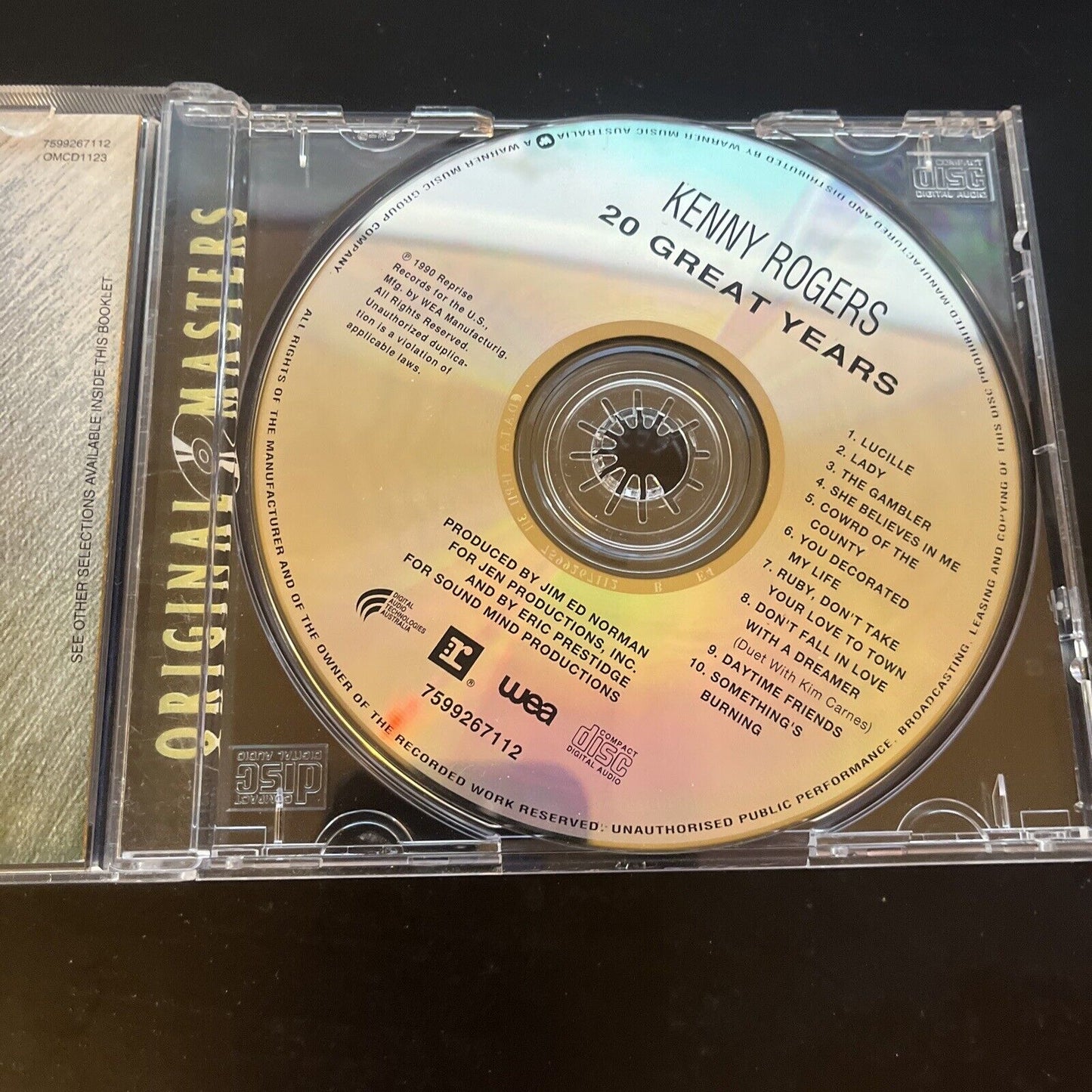 Kenny Rogers - 20 Great Years (CD, 1990)