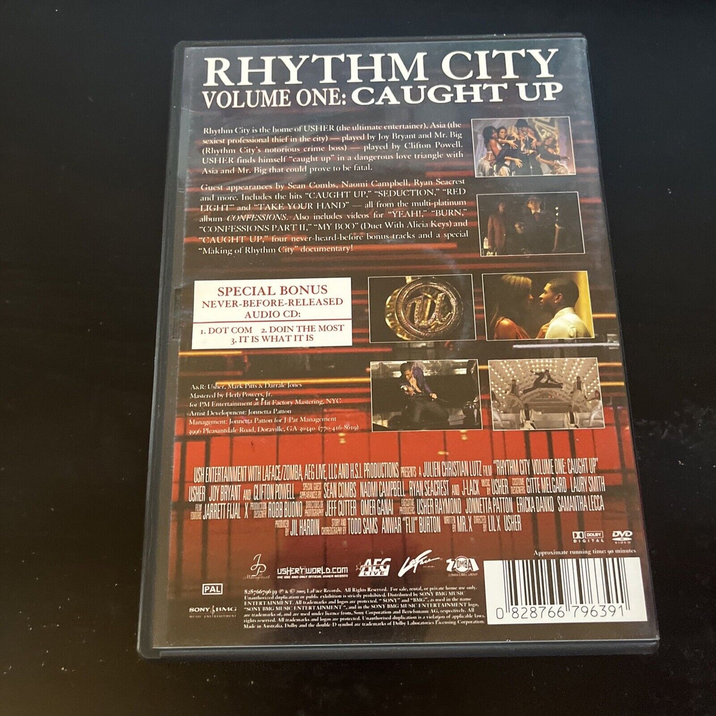 USHER: Rhythm City Volume One: Caught Up (DVD, 2005, 2-Disc) All Regions