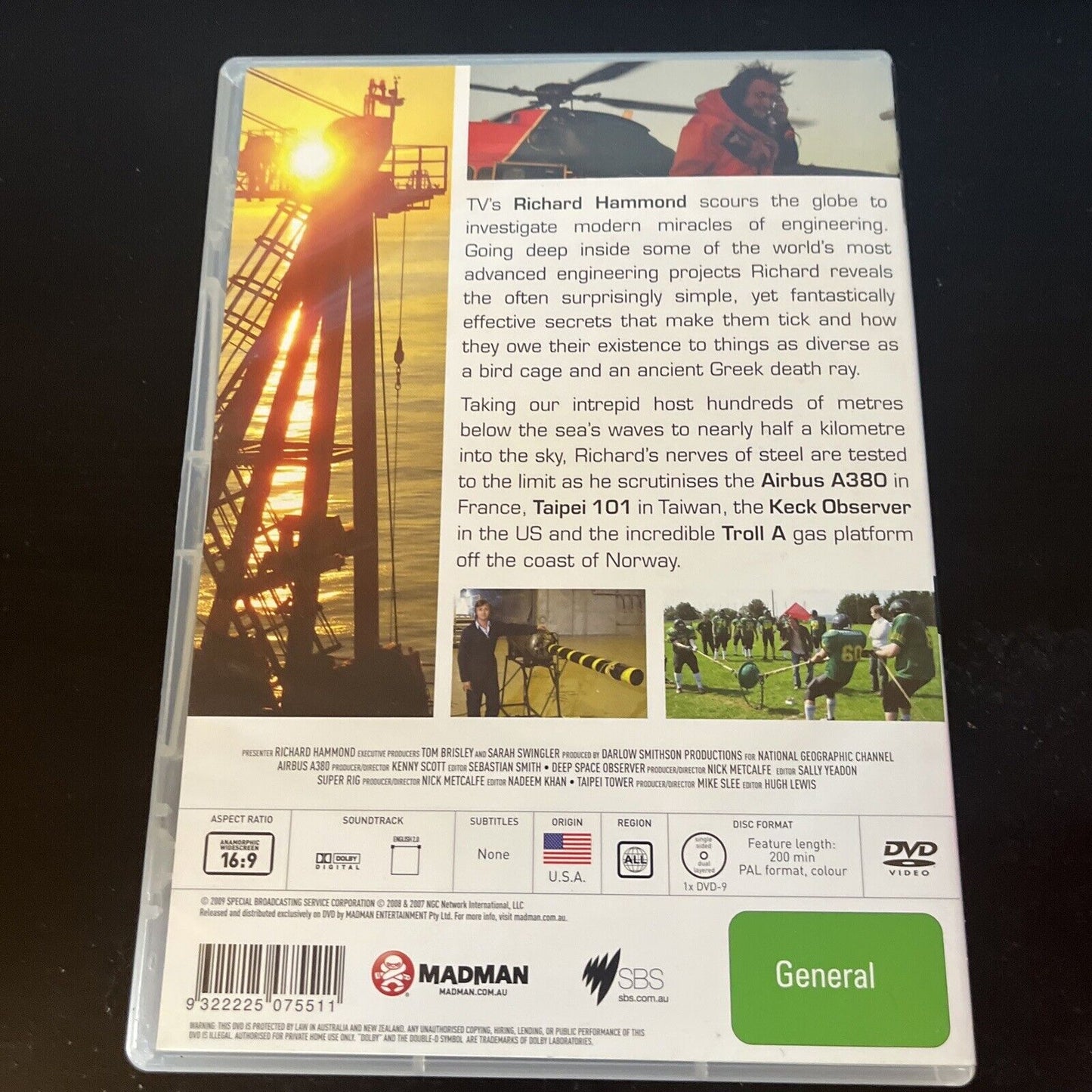 Richard Hammond's: Engineering Connections - Series 1 (DVD, 2008) NEW All Region