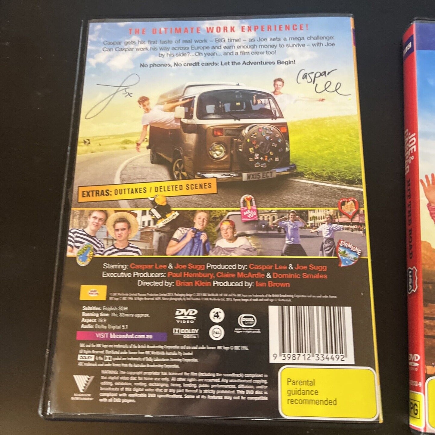 Joe & Caspar Hit The Road USA & Europe (DVD, 2015, 2-Disc) NEW Region 4