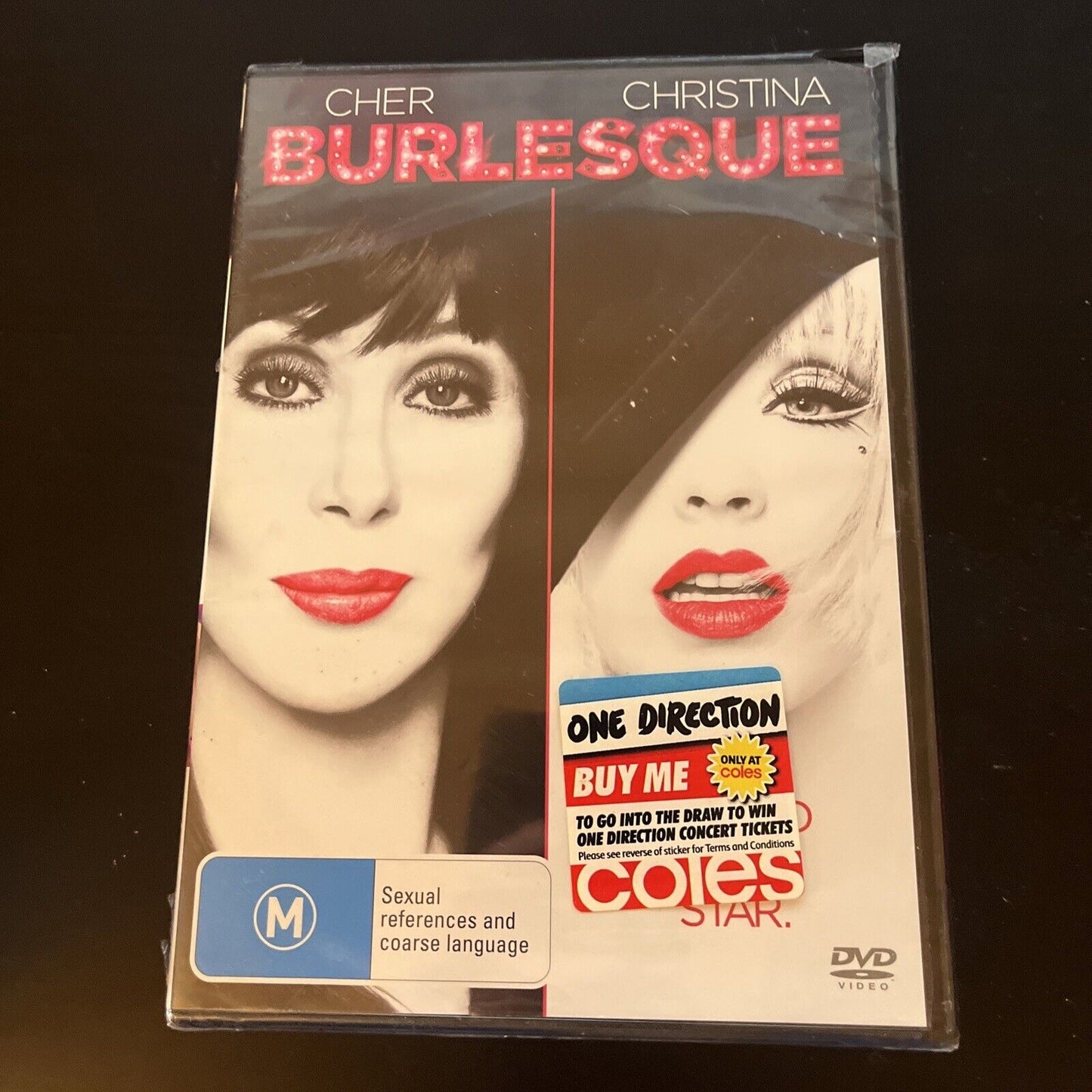 *New Sealed* Burlesque (DVD, 2010) Christina Aguilera, Cher Region 4