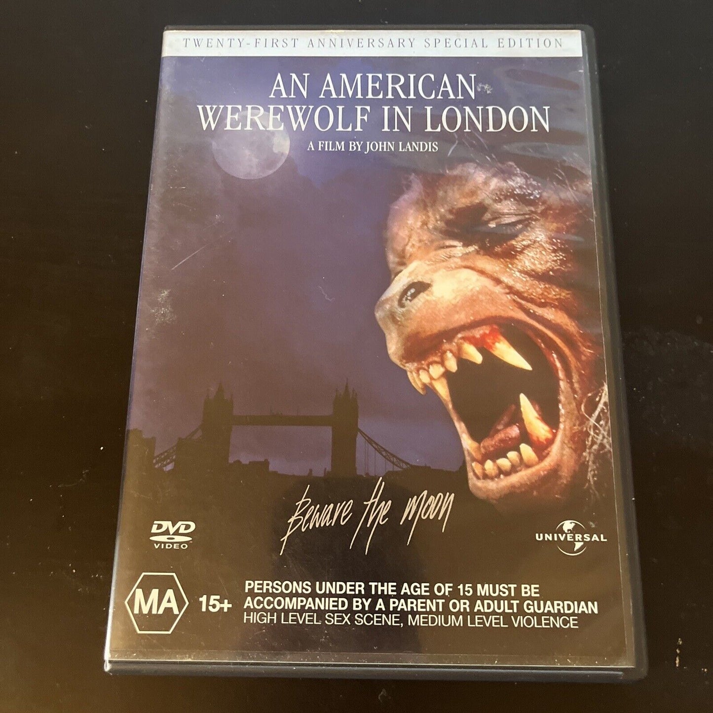 An American Werewolf In London - Special Edition (DVD, 1981) Region 4 &2