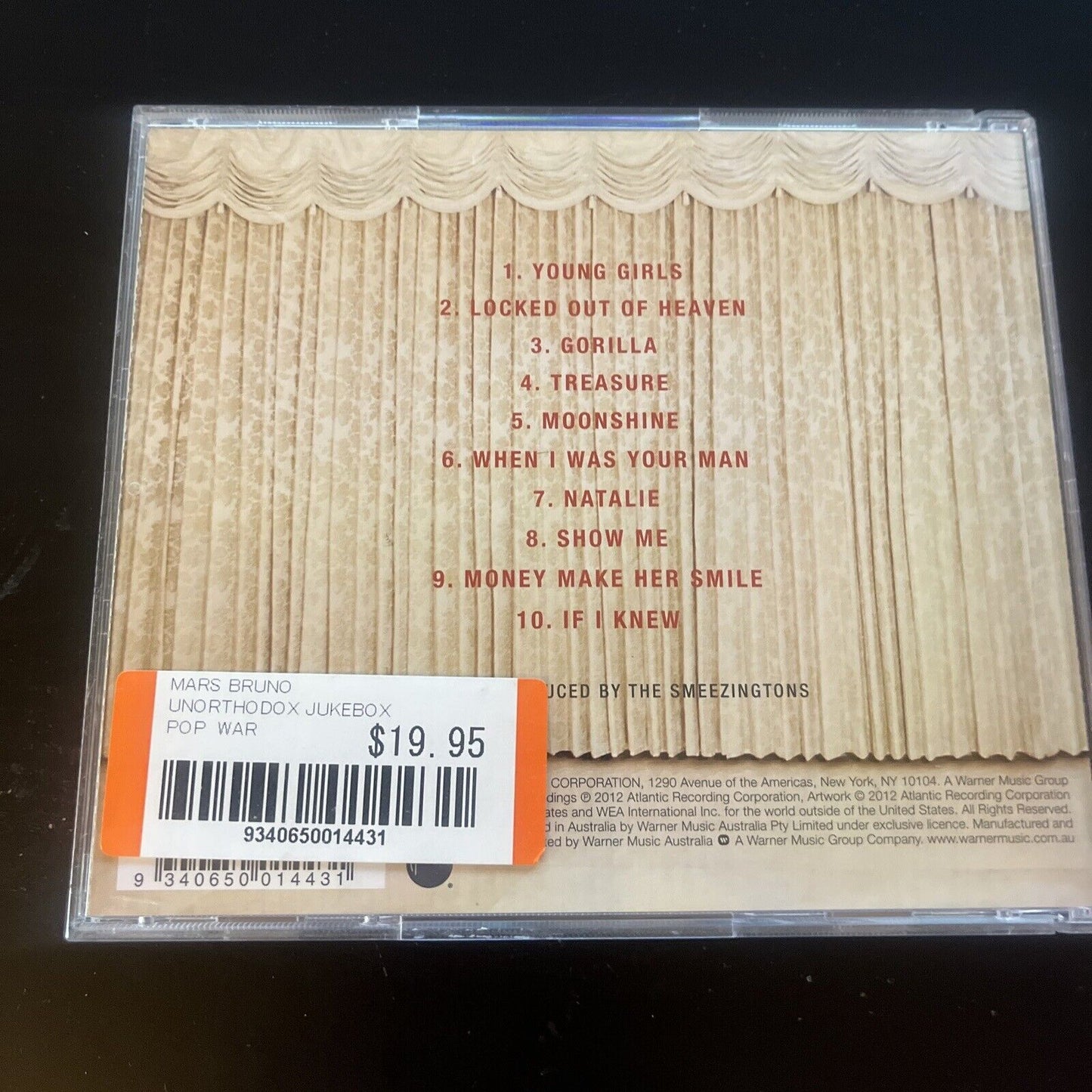 Bruno Mars - Unorthodox Jukebox (CD, 2012)