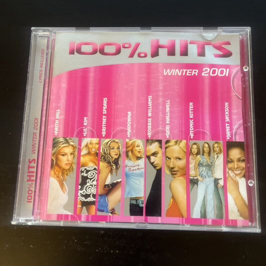 100% Hits Winter 2001 (CD, 2001) 20 Track Compilation