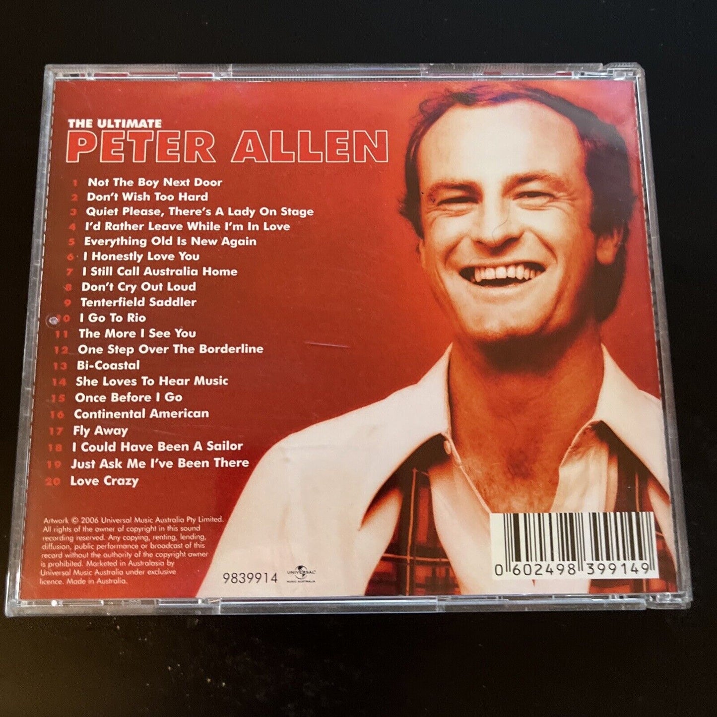 Peter Allen - The Ultimate Peter Allen - Exclusive Australian Edition (CD, 2007)