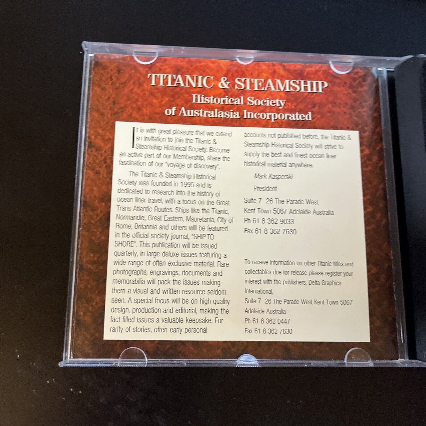The Titanic - Historic Documentary & Screen Saver PC Mac CDROM 1996 Windows 95