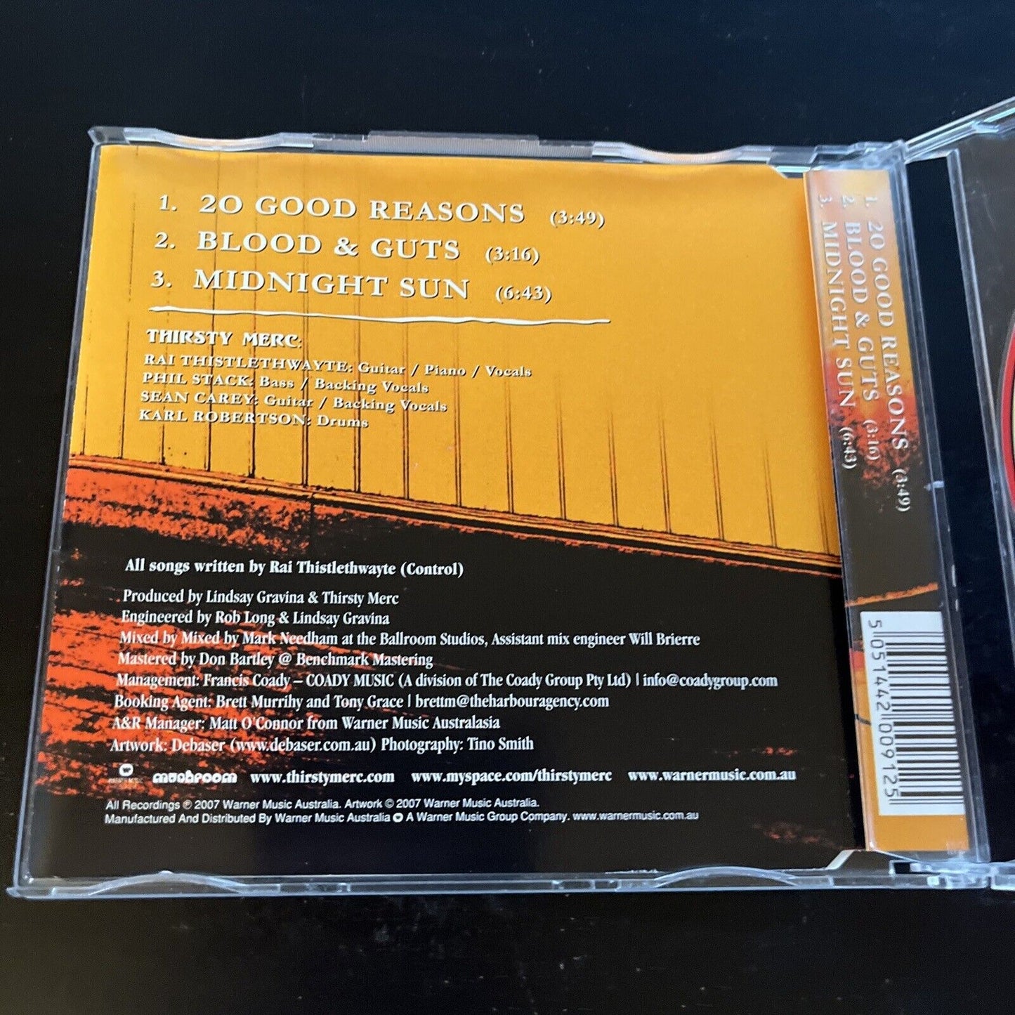 Thirsty Merc - 20 Good Reasons (CD, 2007)