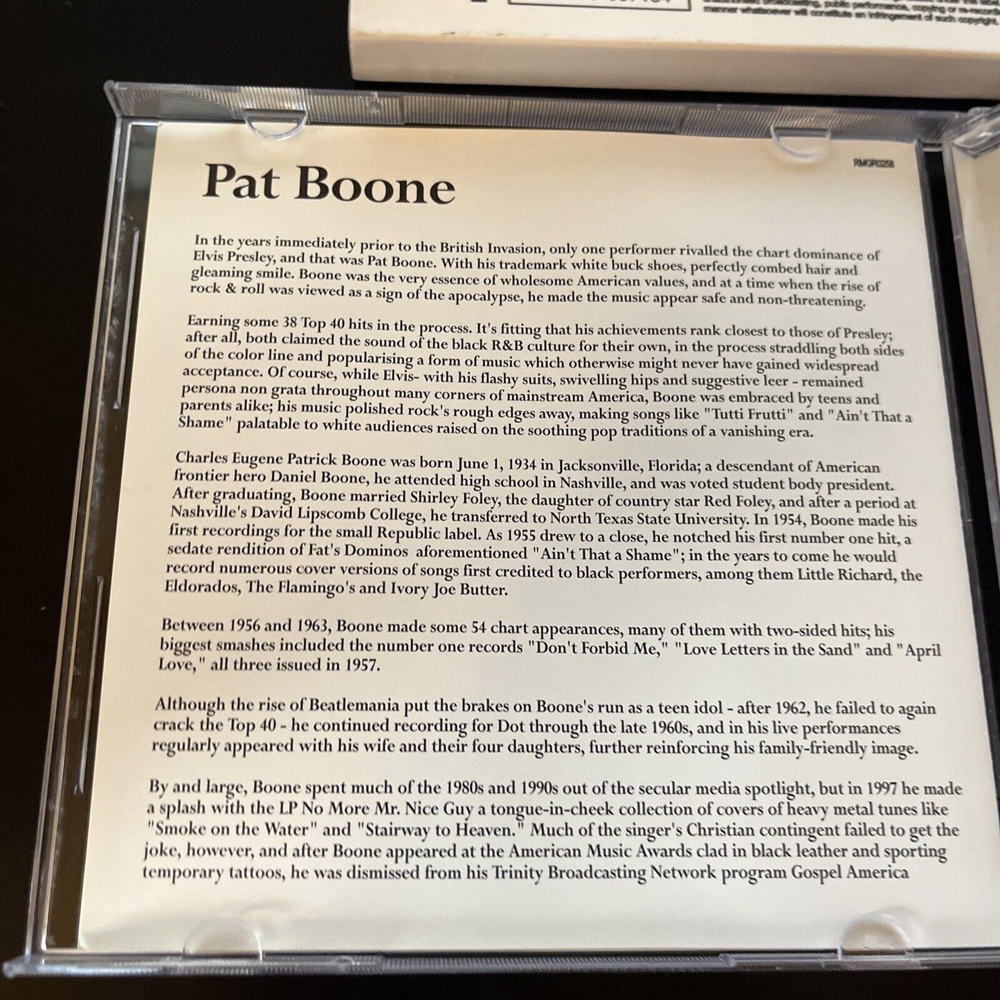 Pat Boone - The Best Of Pat Boone - I Believe In Music (CD, 2001)