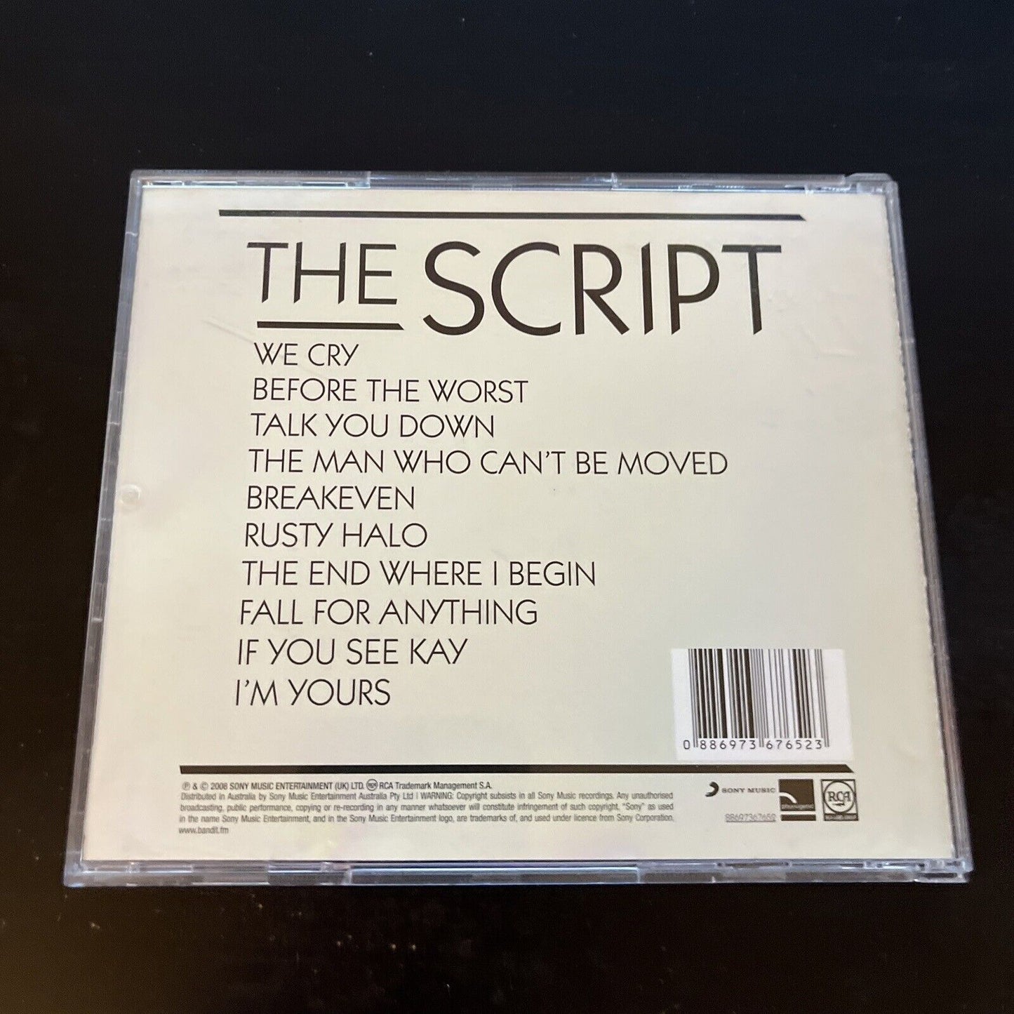 The Script by The Script (CD, 2008)