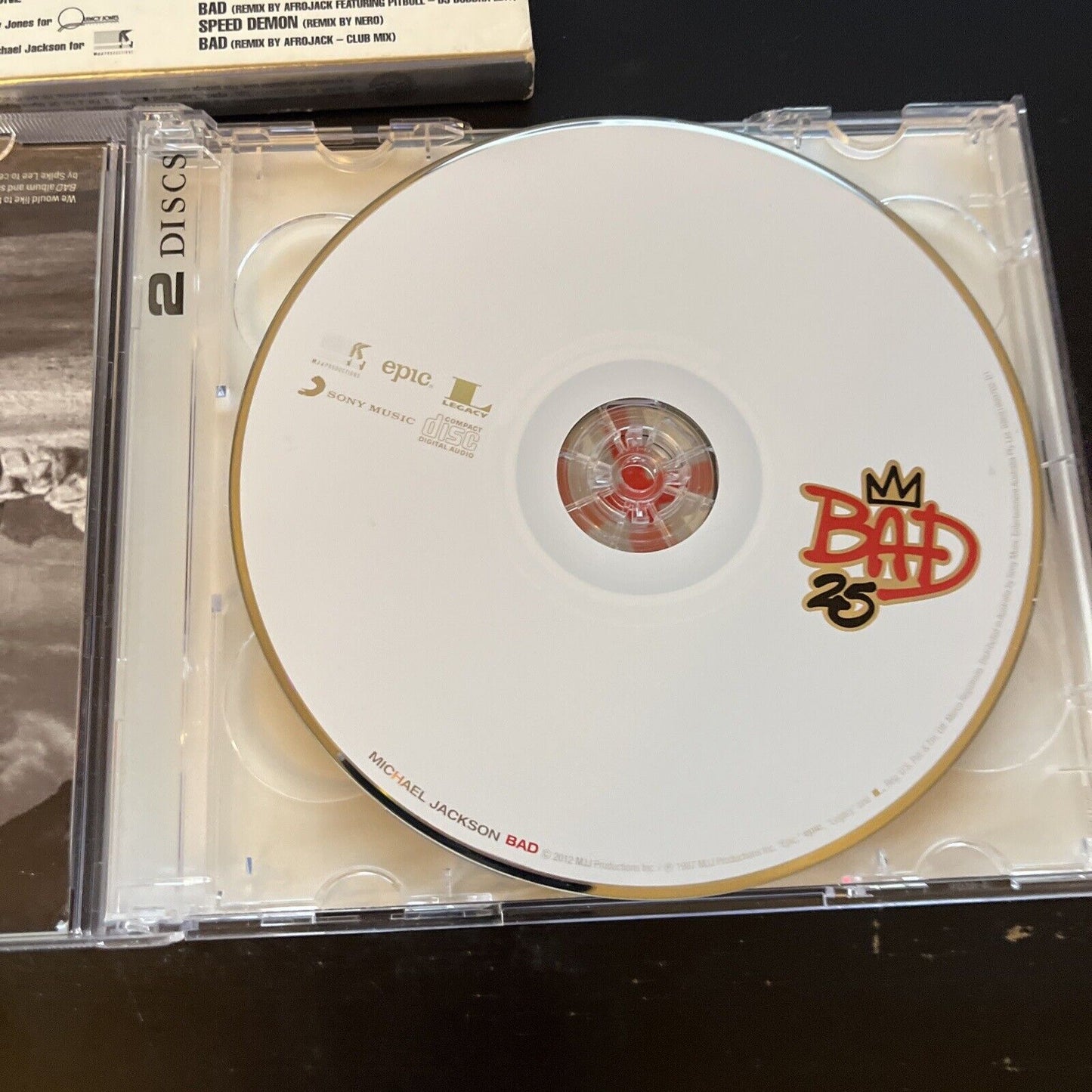 Michael Jackson - Bad [25th Anniversary Edition] (CD, 2012, 2-Disc)