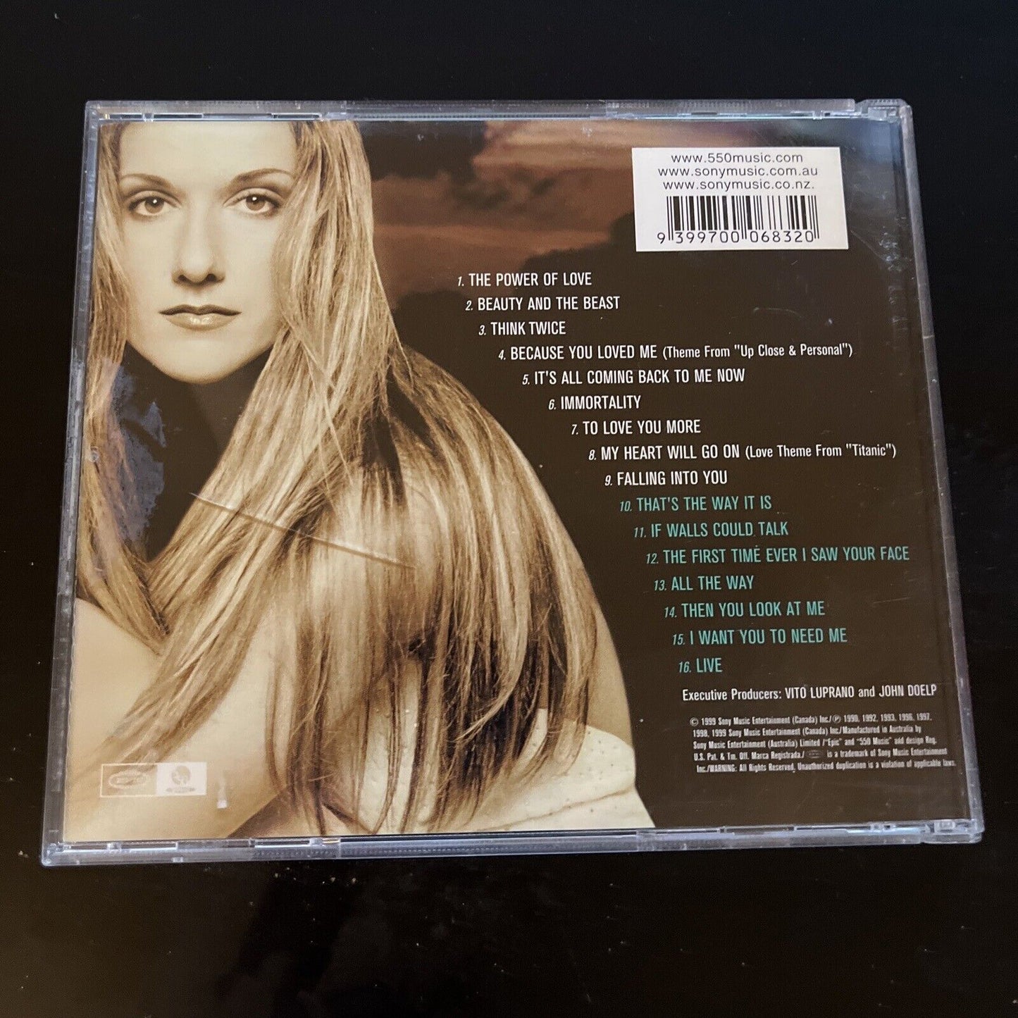 Celine Dion - All The Way...A Decade Of Song (CD, 1999)