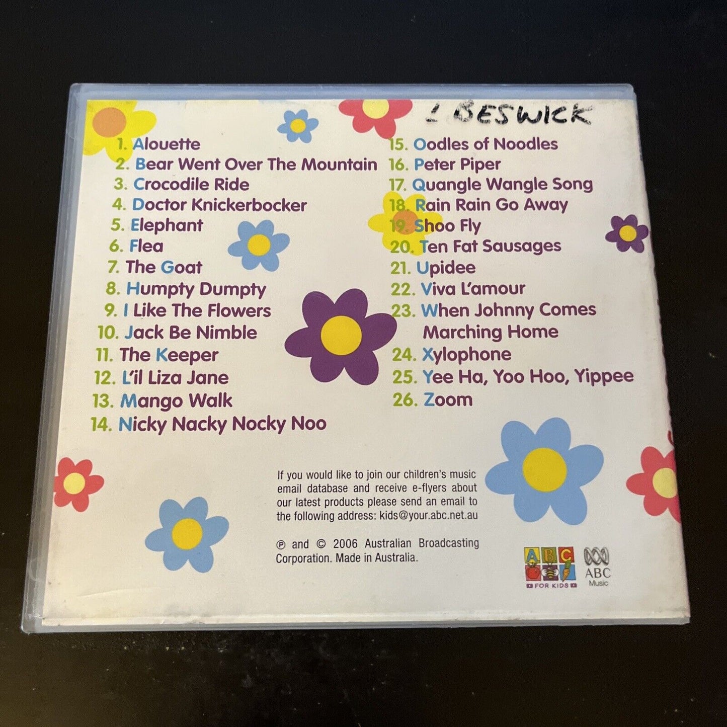 ABC For Kids - A-Z Of Kids Songs 2 (CD, 2006)