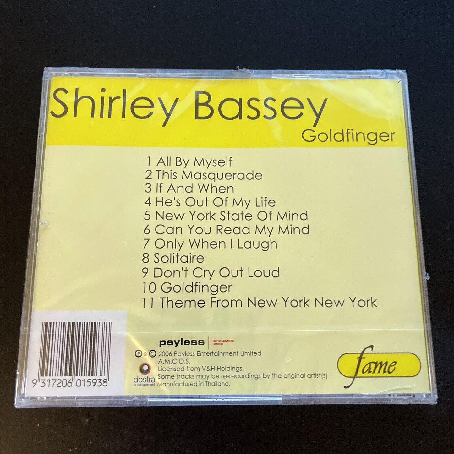 Shirley Bassey - Goldfinger: 20 Great Songs (CD, 1993)