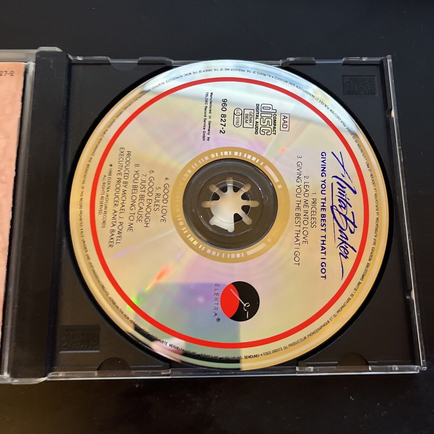 Anita Baker - Giving You the Best That I Got (CD, 1988)