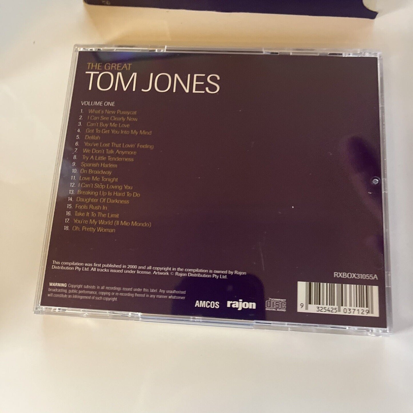 Tom Jones - The Great Tom Jones (CD, 1999, 3-Disc)