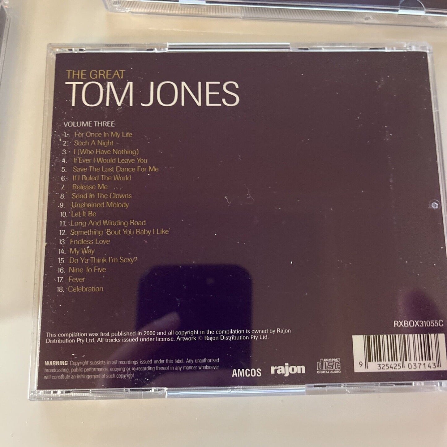 Tom Jones - The Great Tom Jones (CD, 1999, 3-Disc)