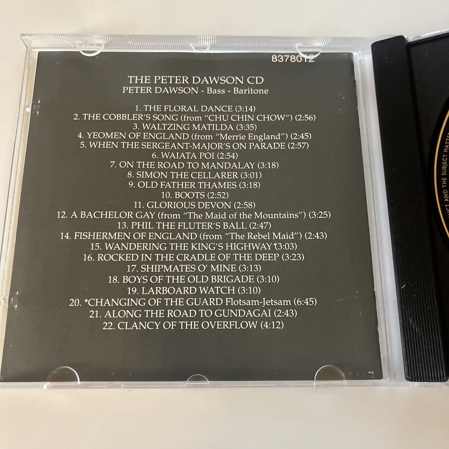 Peter Dawson: The Peter Dawson CD (CD, 1988)