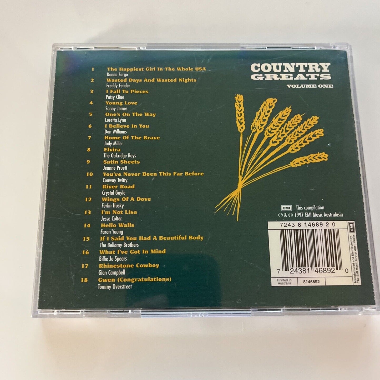 Country Greats - Volume 1 (DVD, 1997)