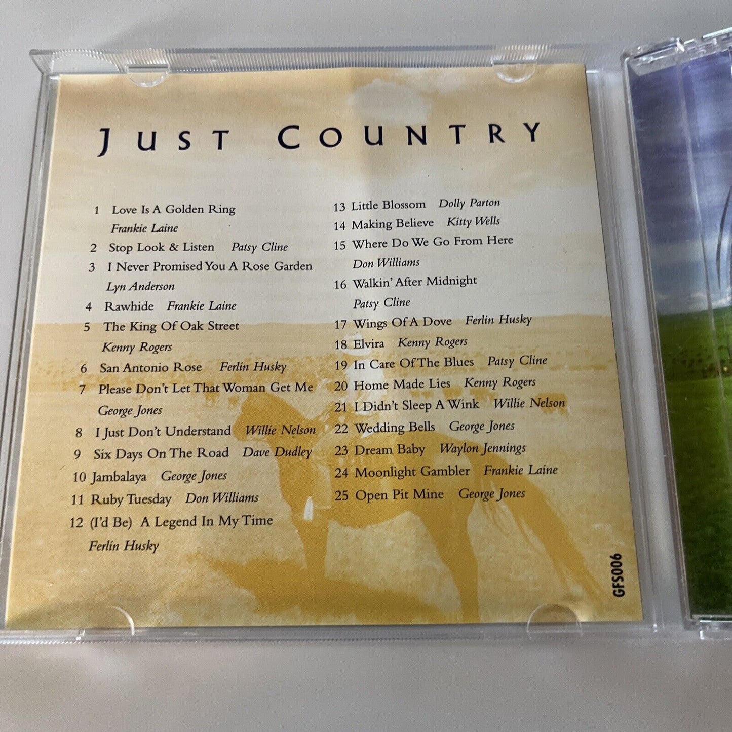 Just Country  - Patsy Cline, Kenny Rogers, Dolly Parton, Willie Nelson (CD)