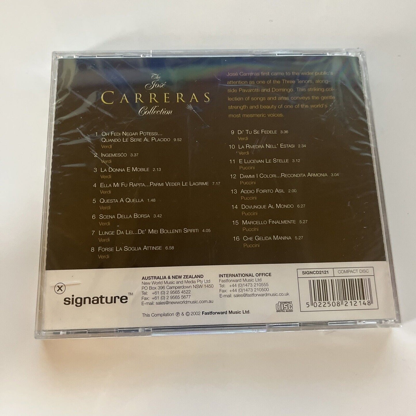 José Carreras : The Collection (CD, 2007) NEW