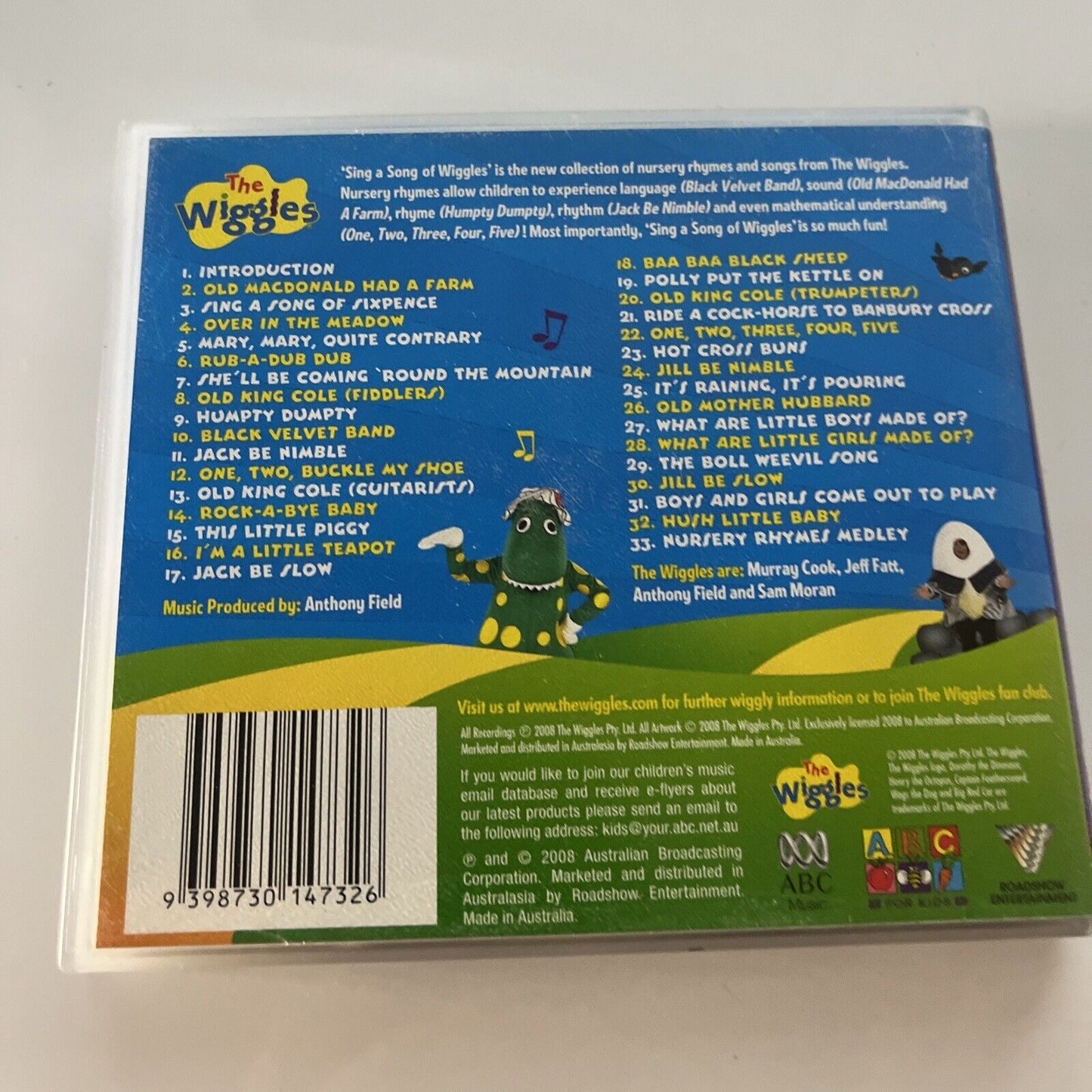 The Wiggles - Sing a Song of Wiggles (CD, 2008)