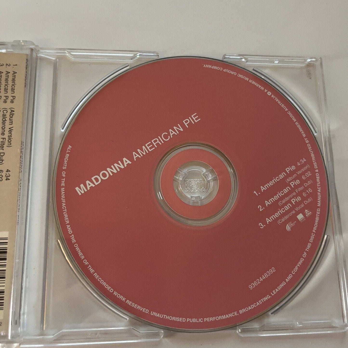 Madonna - American Pie (CD, 2000) Single