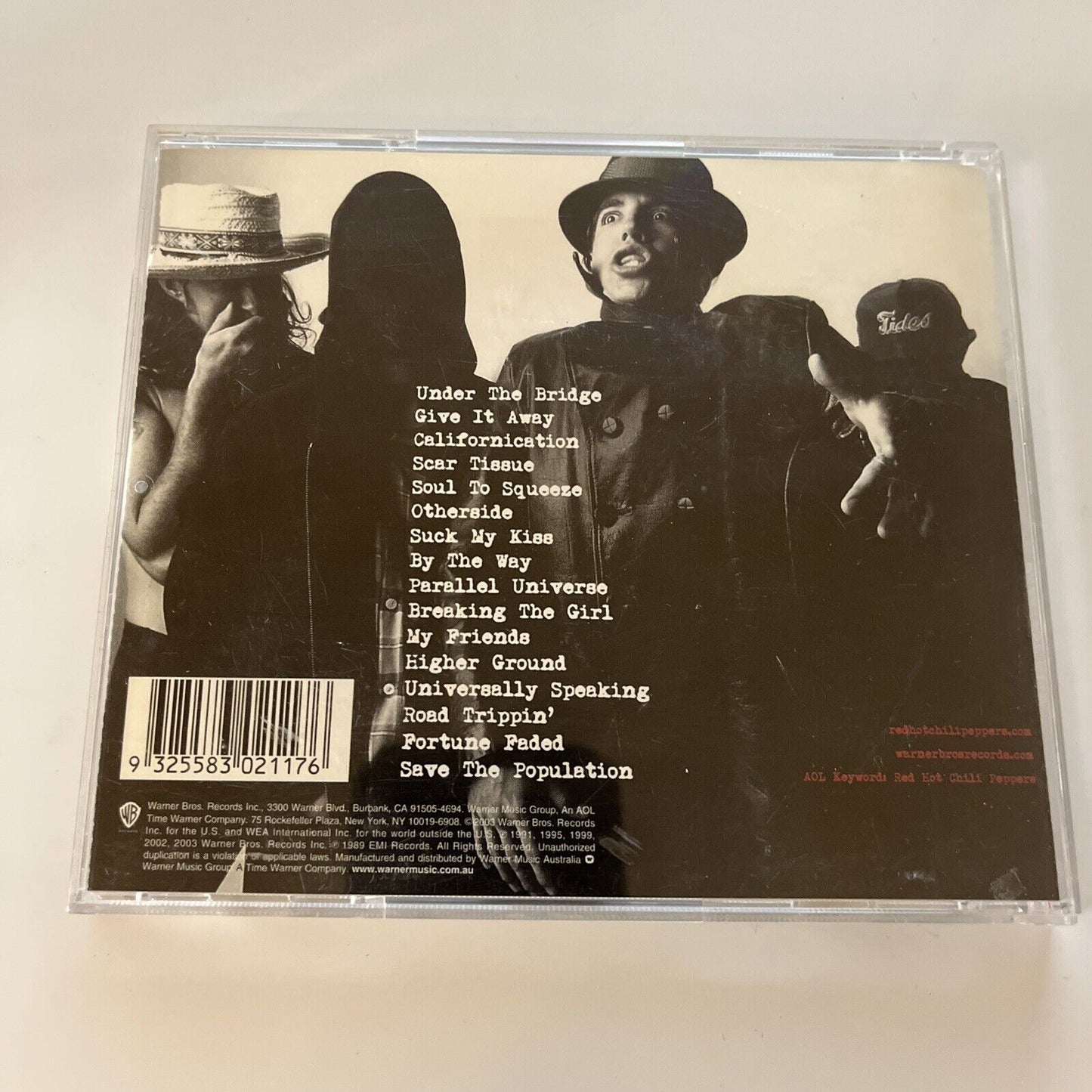 Red Hot Chili Peppers Greatest Hits (CD, 2002) Retro Unit