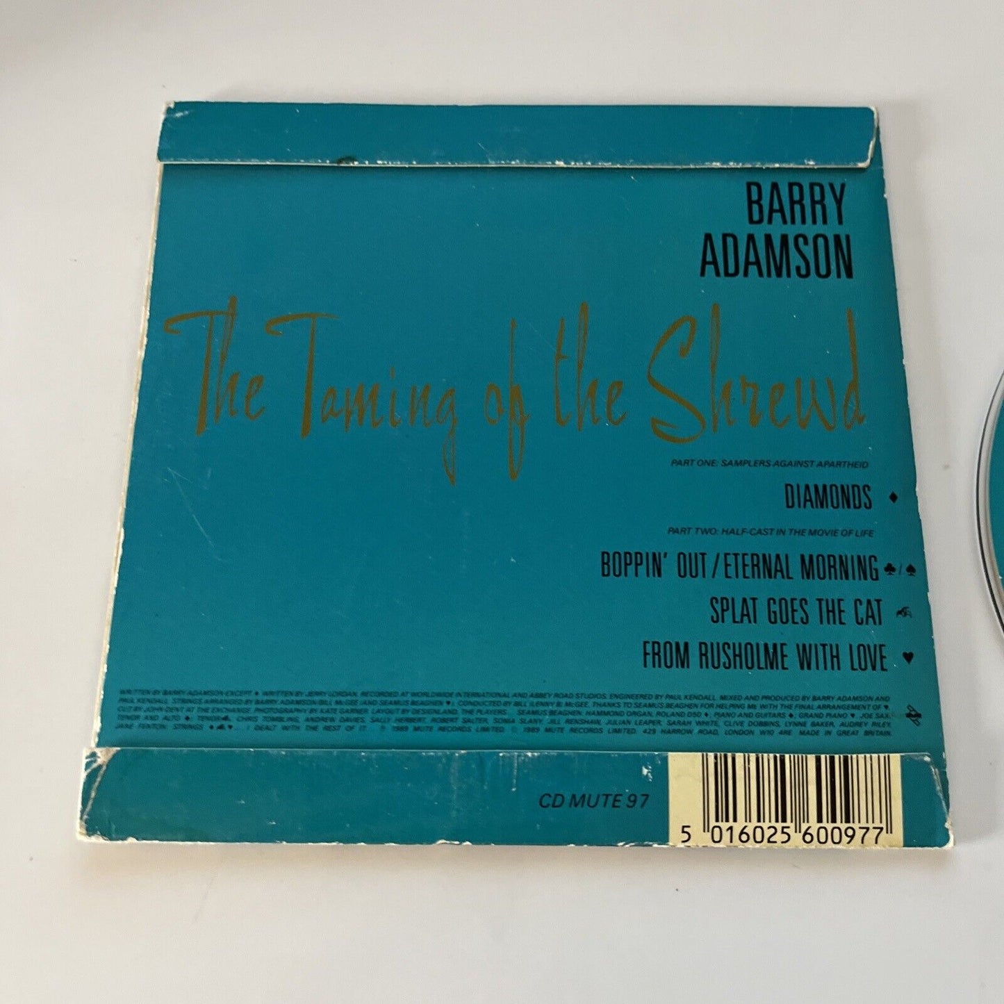 Barry Adamson - The Taming Of The Shrewd (CD, 1989)