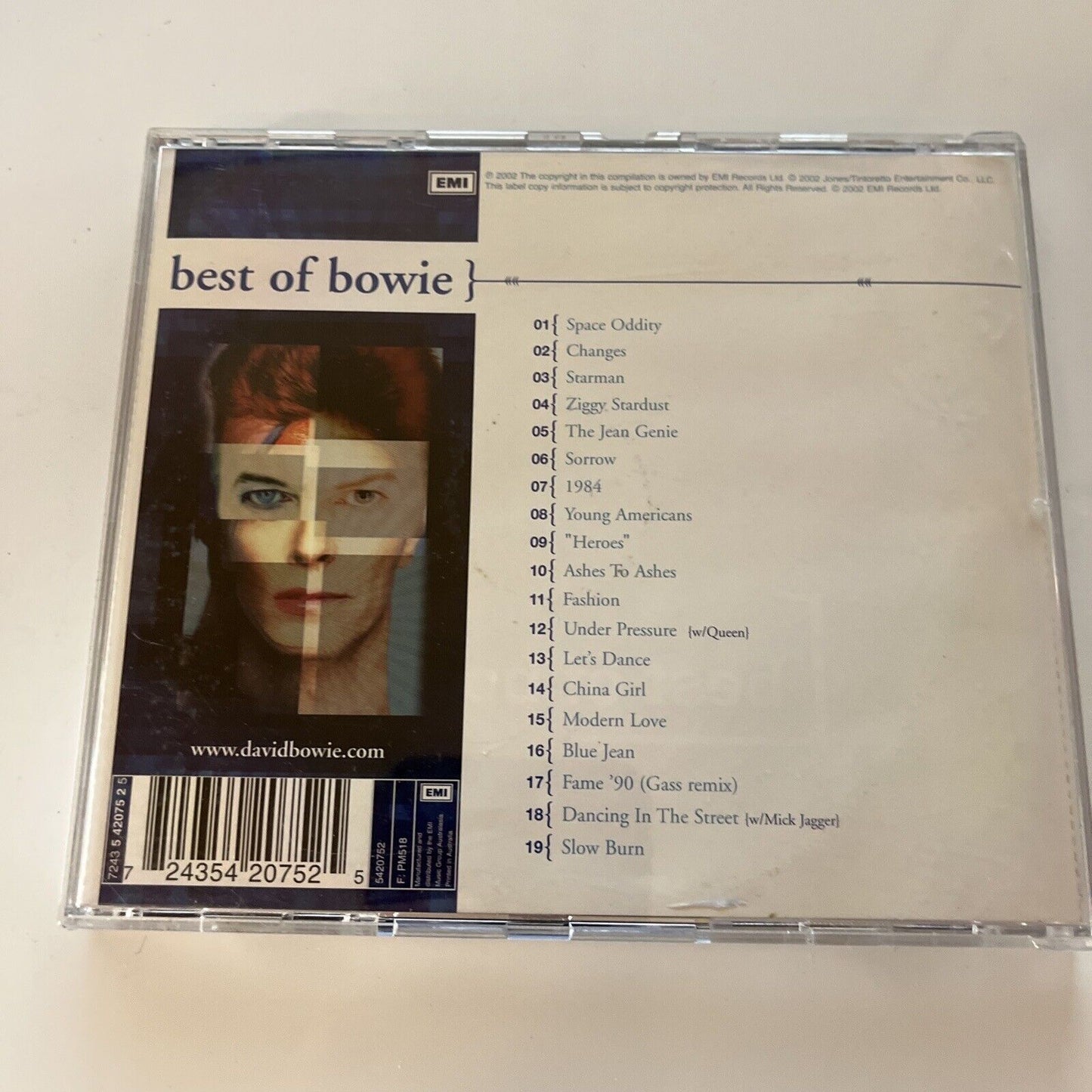 David Bowie Best Of Bowie CD 2002 Retro Unit David bowie best of bowie cd 2002 retro unit