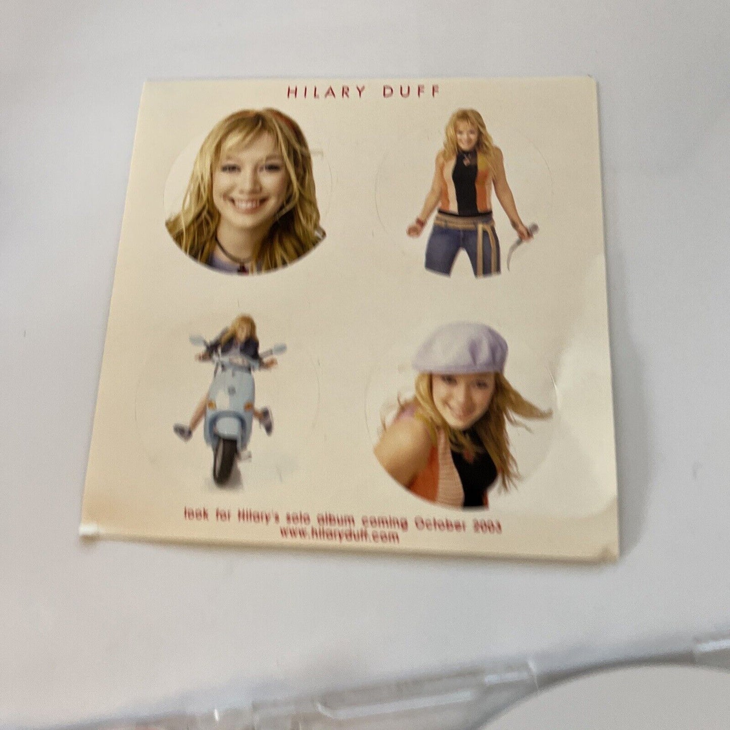 Hilary Duff - Why Not? (CD, 2003) With Stickers