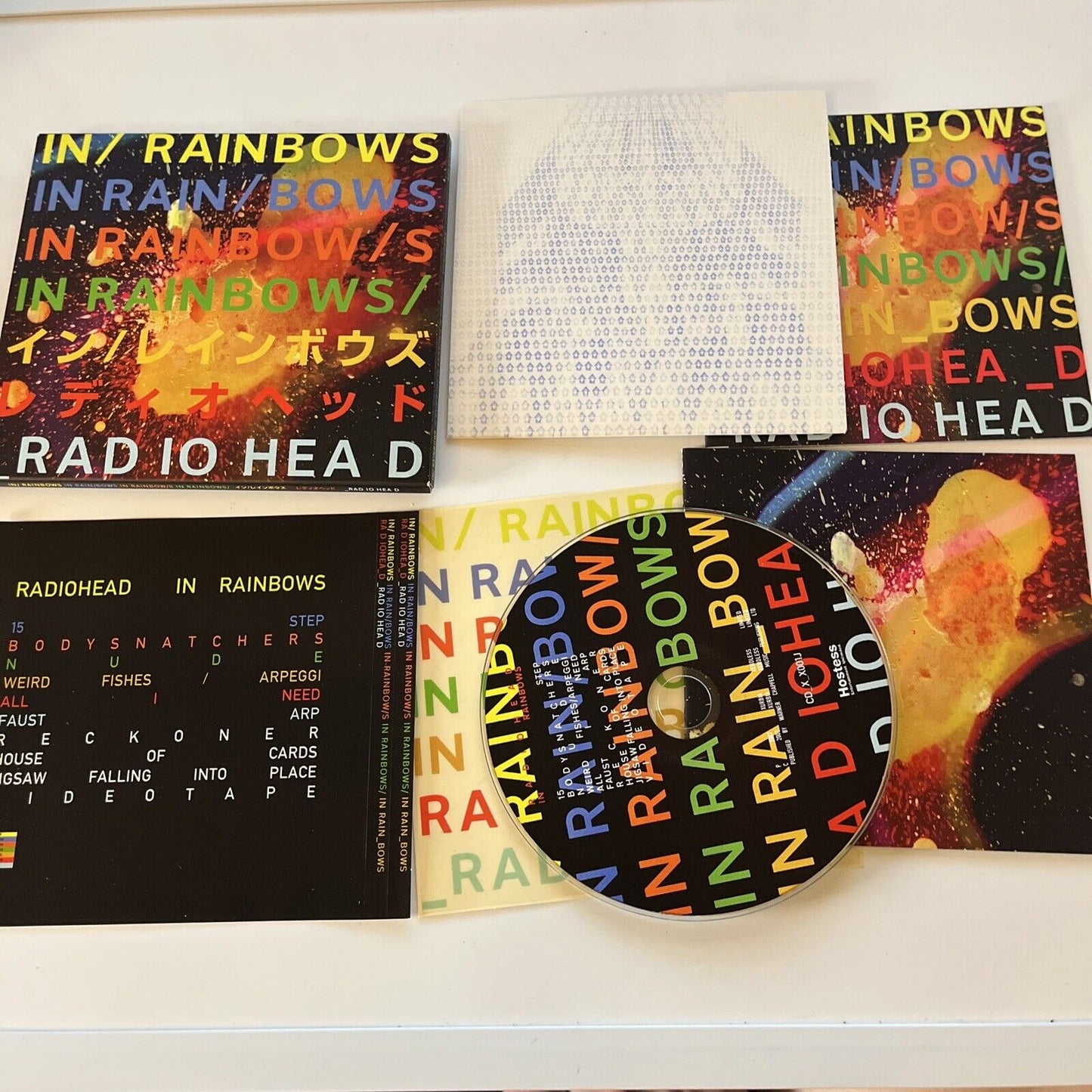 Radiohead - In Rainbows (CD, 2007) CD_X_x001J Japan With Stickers