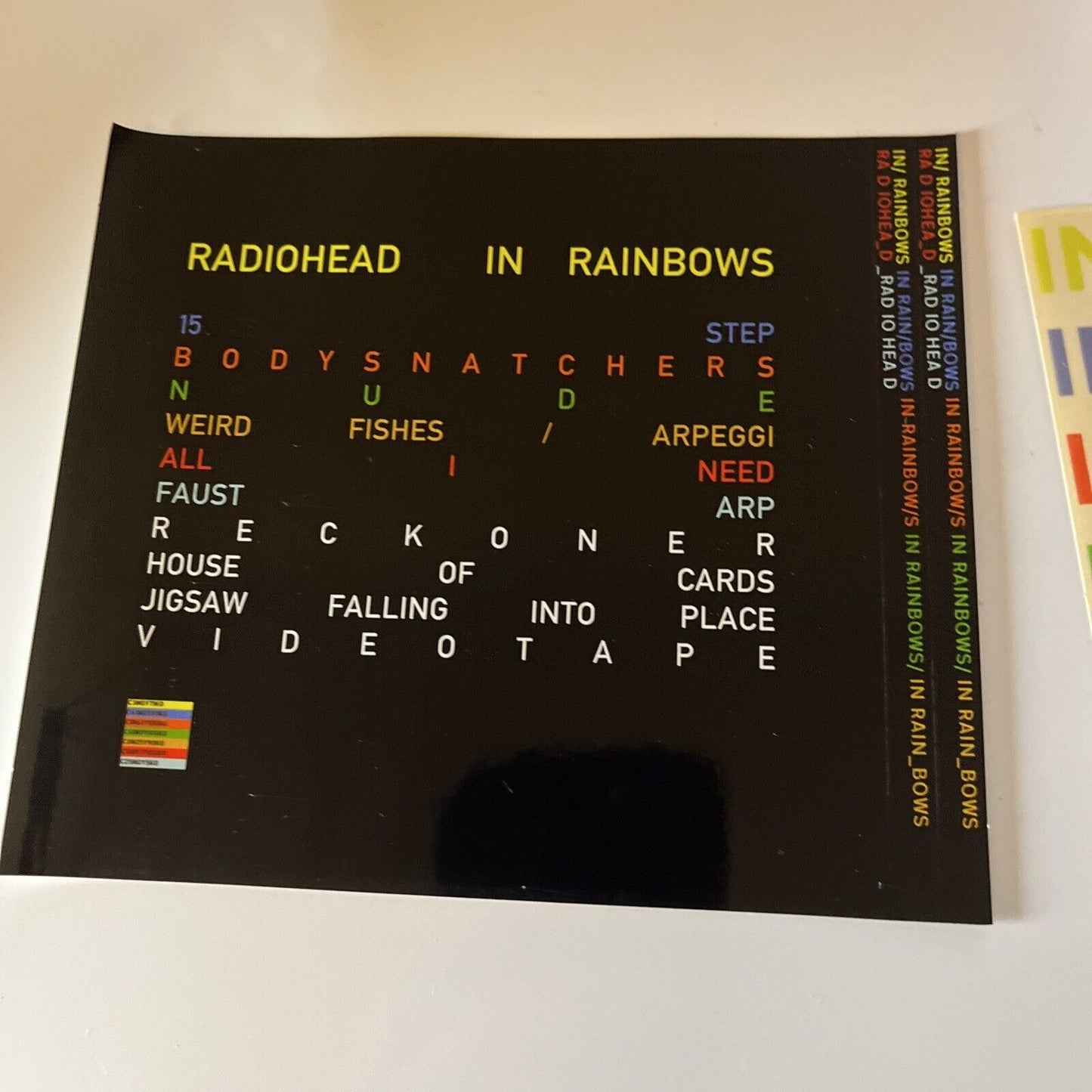 Radiohead - In Rainbows (CD, 2007) CD_X_x001J Japan With Stickers