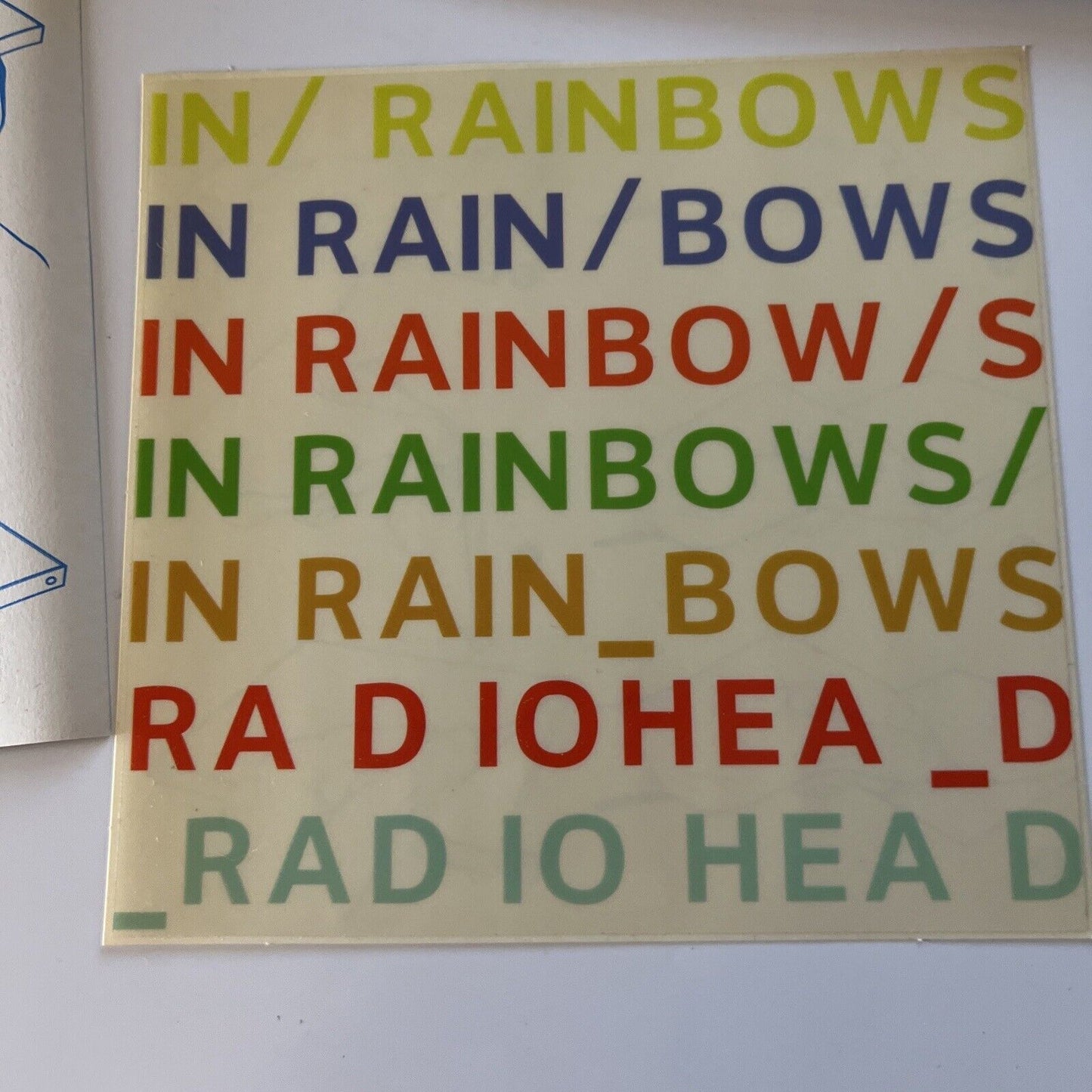 Radiohead - In Rainbows (CD, 2007) CD_X_x001J Japan With Stickers
