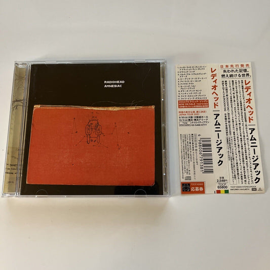 Radiohead - Amnesiac (CD, 2000) JAPANESE PROMO TOCP-65800 Obi