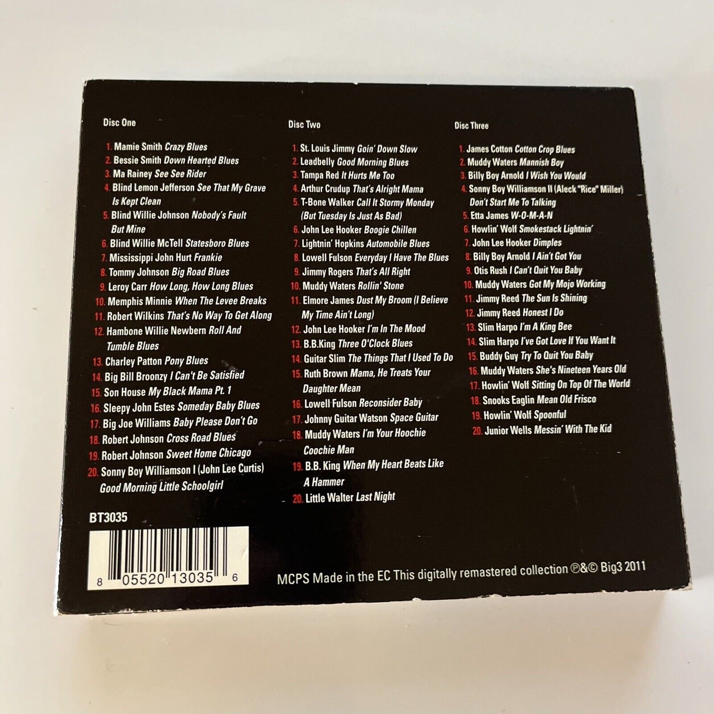 The Blues: The Absolutely Essential 3 CD Collection (CD, 2010)