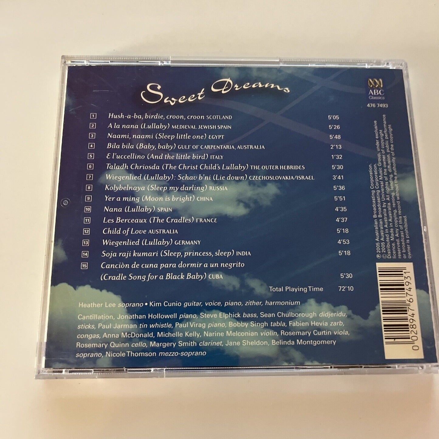 Heather Lee - Sweet Dreams: Lullabies from Around the World (CD, 2005)