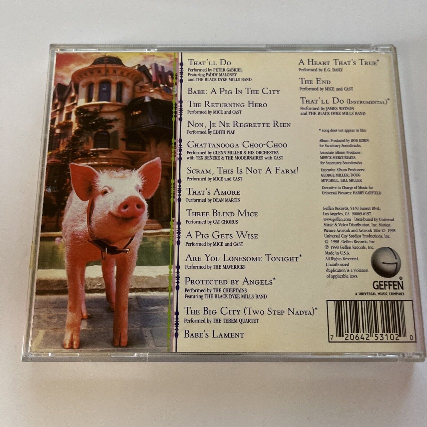 Babe: Pig in the City - Music From The Motion Picture (CD, 1998)