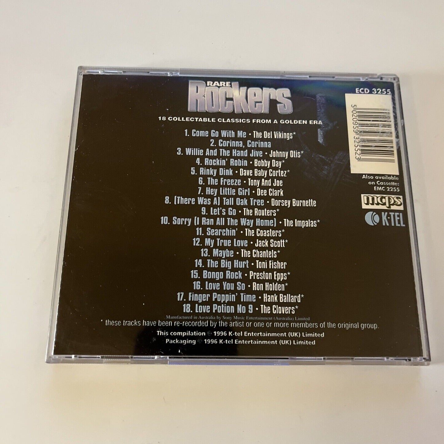 Rare Rockers - 18 Collectable Classics From A Golden Era (CD, 1996)