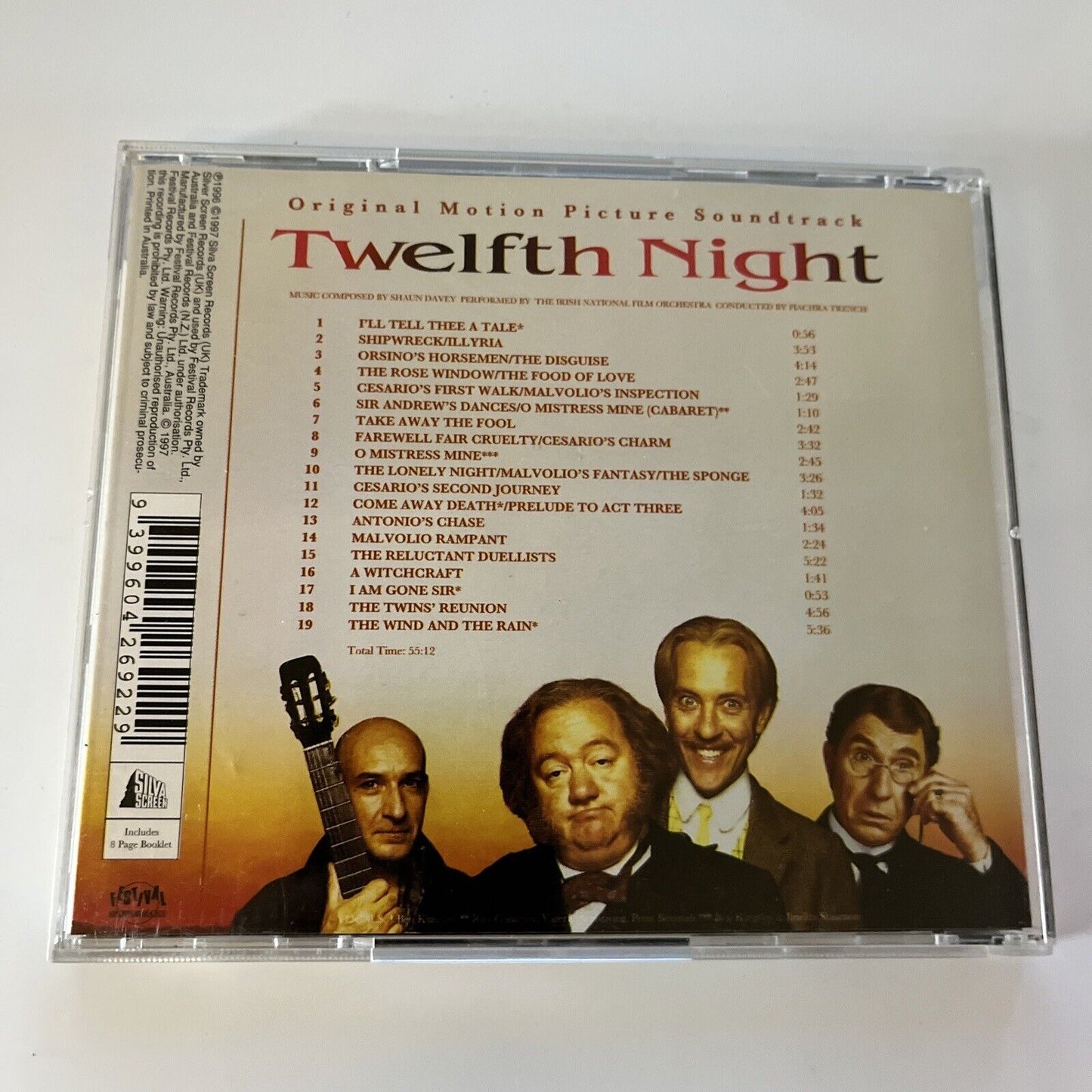 Twelfth Night - Original Motion Picture Soundtrack (CD, 1997)