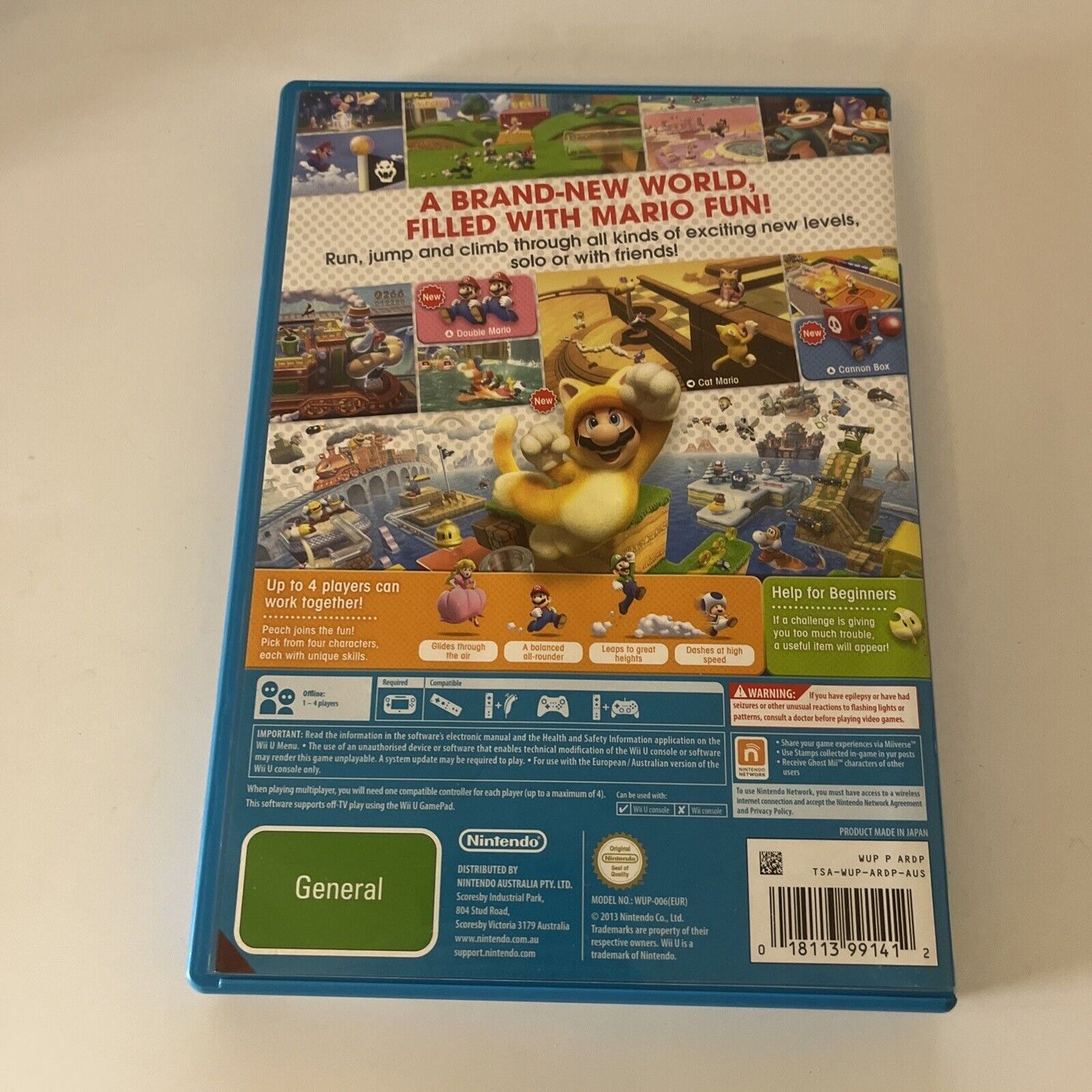 Super Mario 3D World Nintendo Wii U PAL