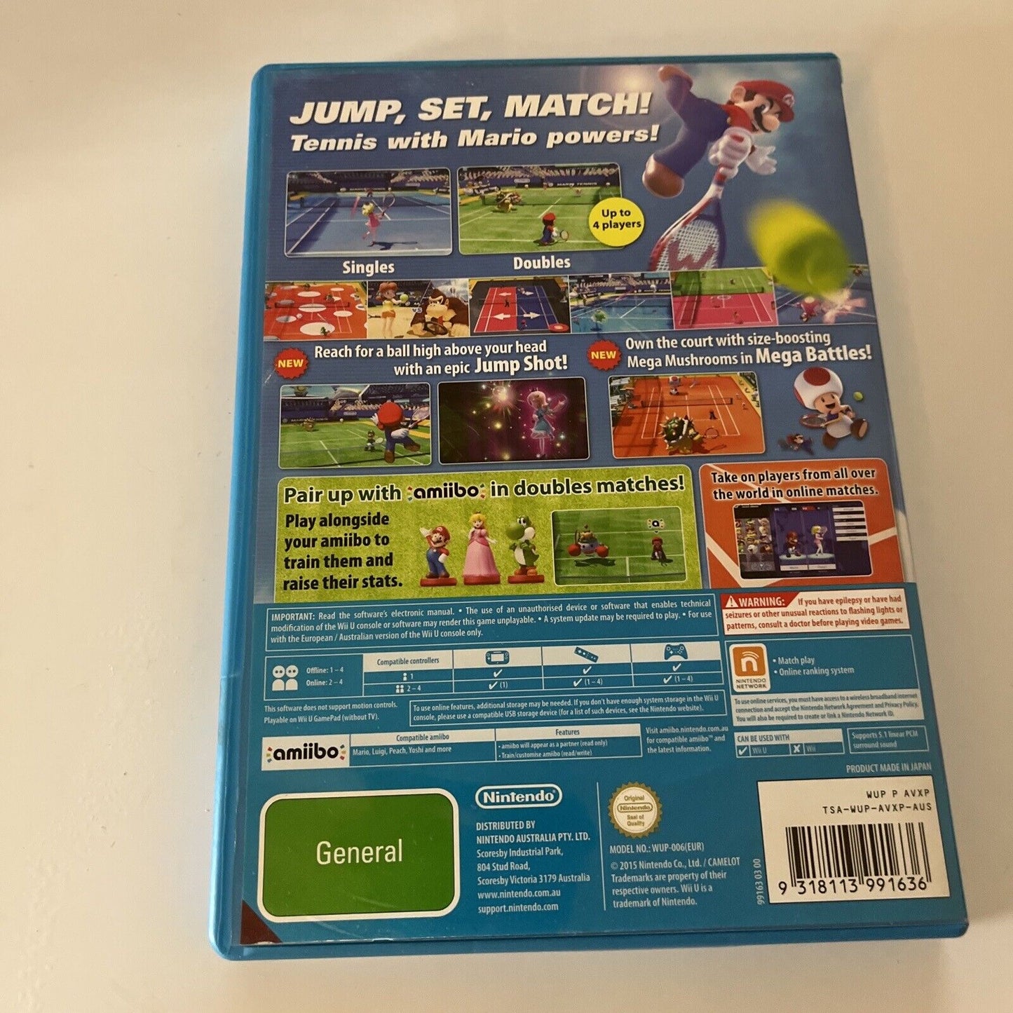 Mario Tennis Ultra Smash - Nintendo Wii U PAL