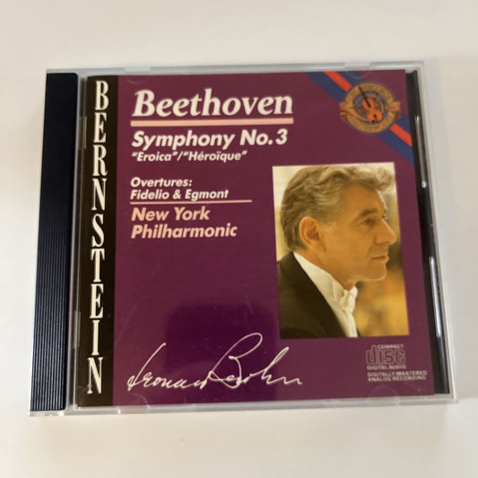 Leonard Bernstein - Ludwig Van Beethoven Symphony No 3 & 6 (CD, 1986) Mk42220