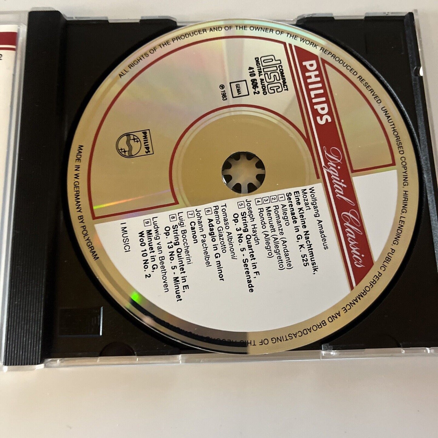 I Musicians - Pachelbel: Canon; Mozart, Abinoni, et al (CD, 1983)