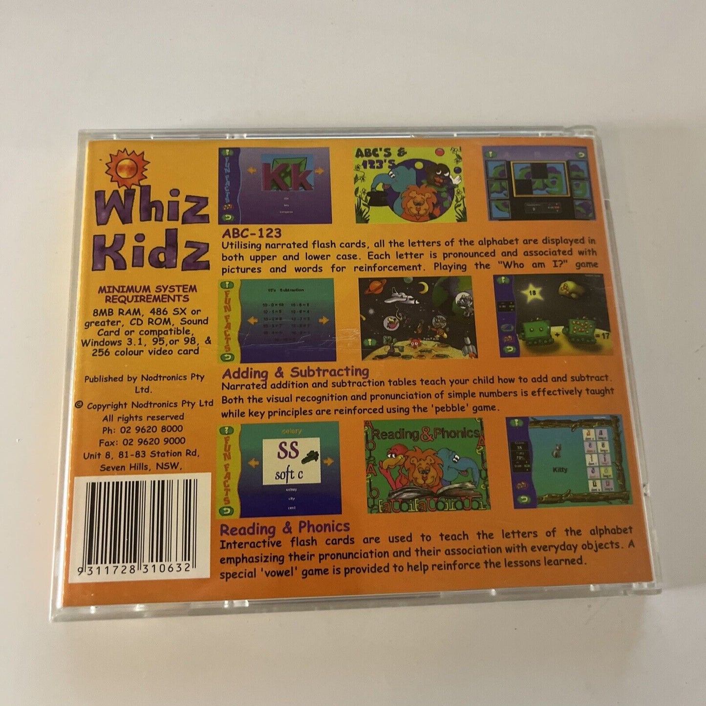 Whiz Kidz - Multimedia Activity Kit PC Eureka Software Win 95
