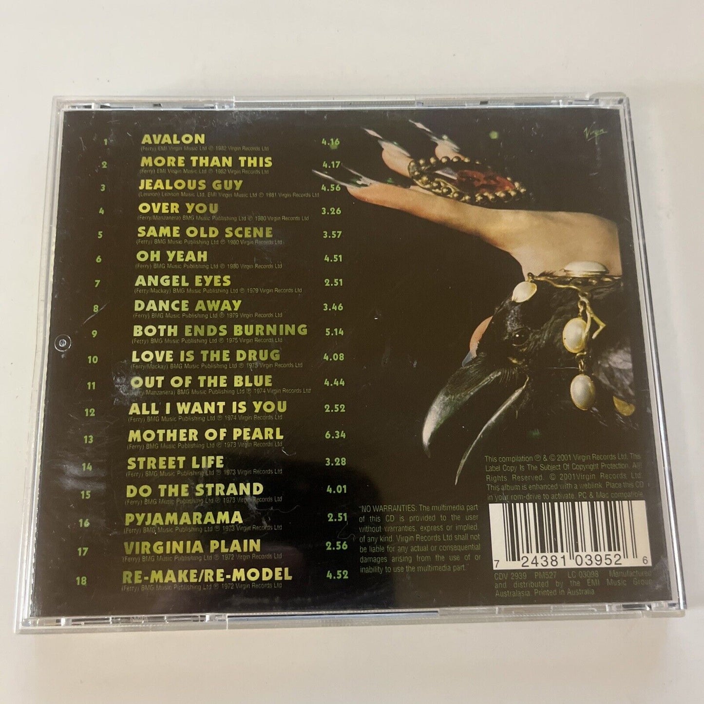 Roxy Music - The Best of Roxy Music (CD, 2001)