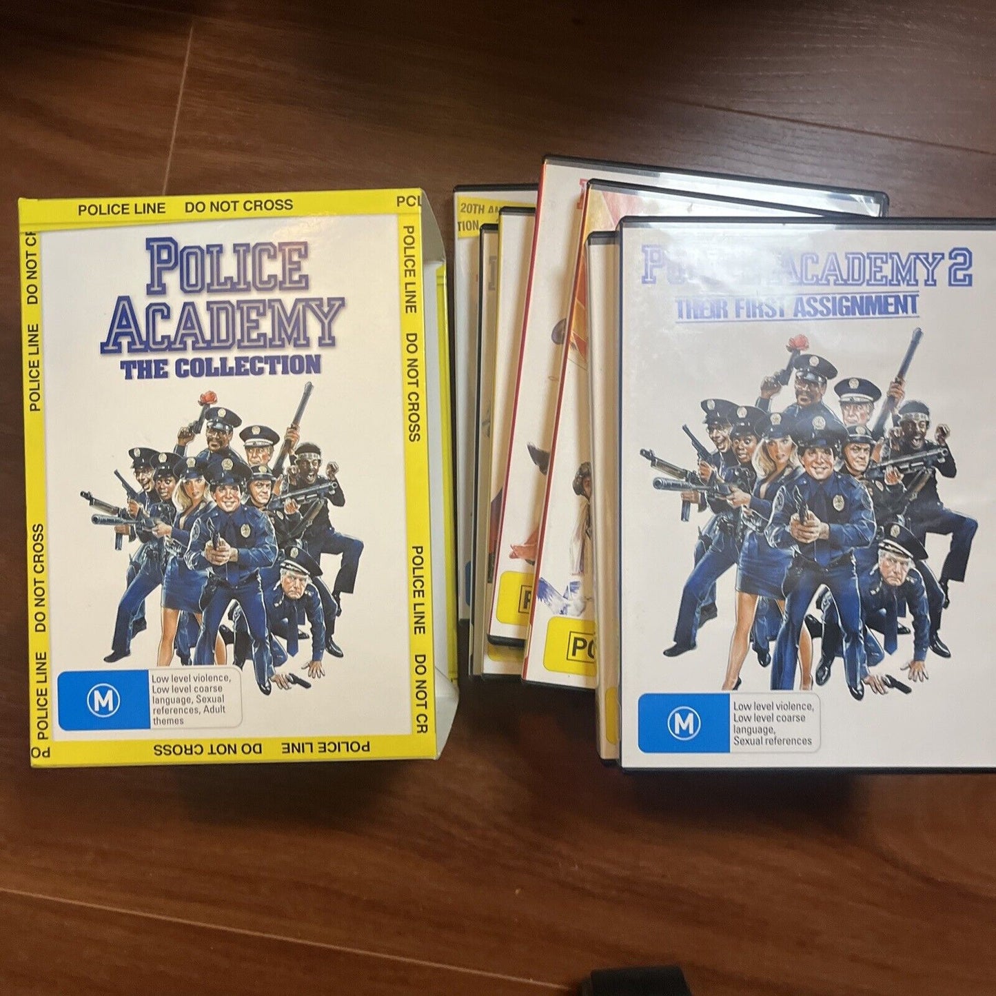 Police Academy - Collection (Box Set, DVD, 2012, 7-Disc) Region 4