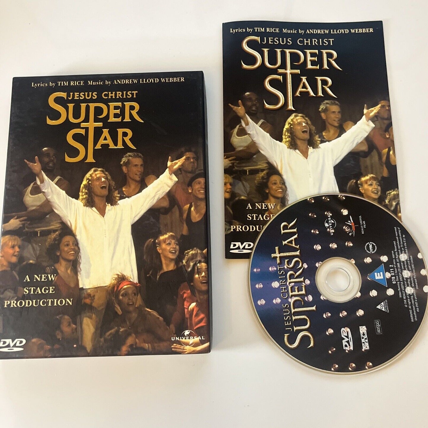 Jesus Christ Super Star (DVD, 1996) Andrew Lloyd, Tim Rice Region 2