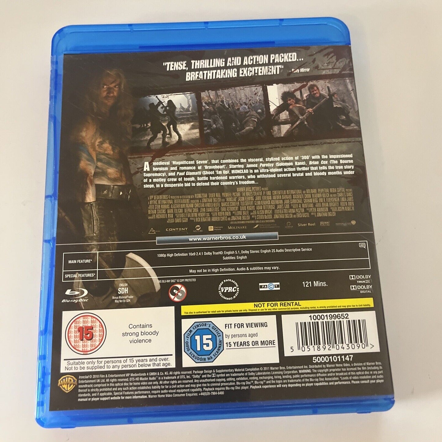 Ironclad (Blu-ray, 2011) James Purefoy, James Purefoy, Kate Mara Region B