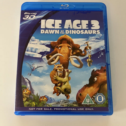 Ice Age 3 Dawn Of The Dinosaurs - Promo Edition (Blu-ray 3D, 2009) All Regions
